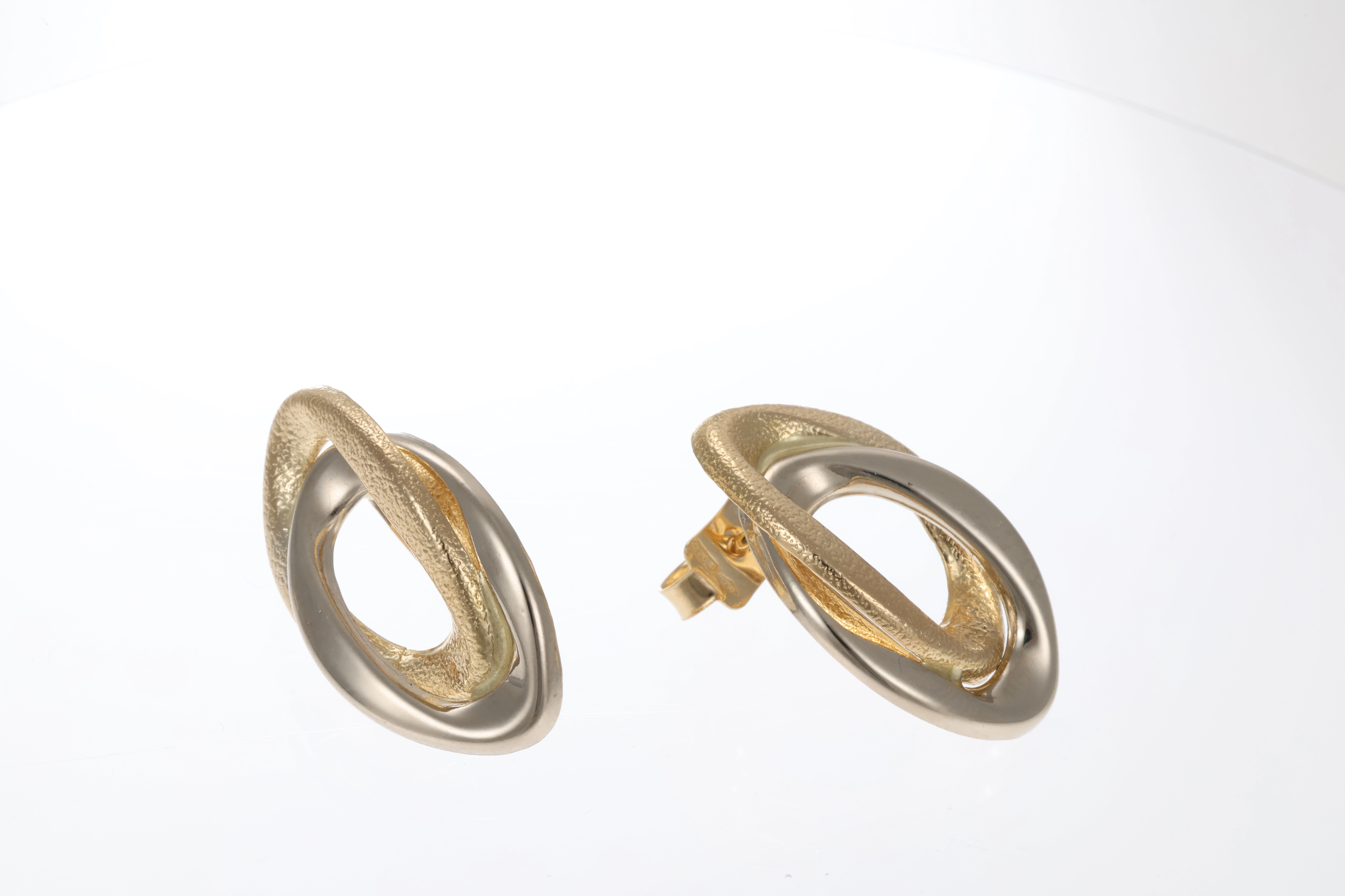 Ohrstecker, 18K, Gelbgold