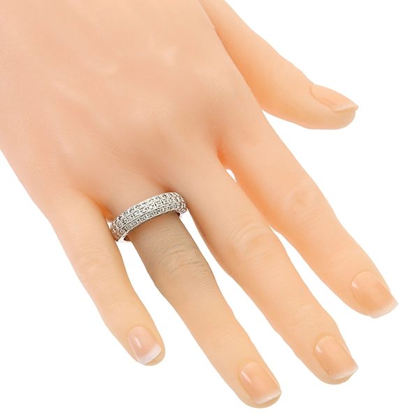 Diamantring, 14K, Weißgold, Brillanten 0,56 ct