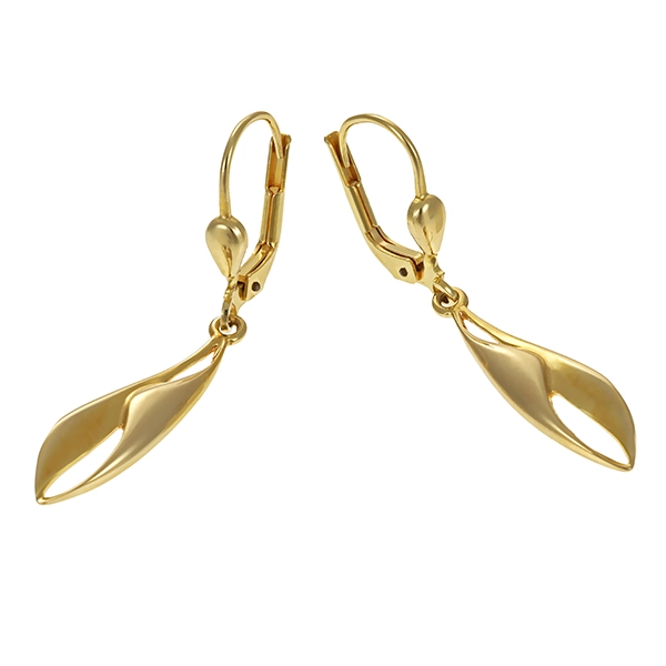 Ohrhänger, 14K, Gelbgold