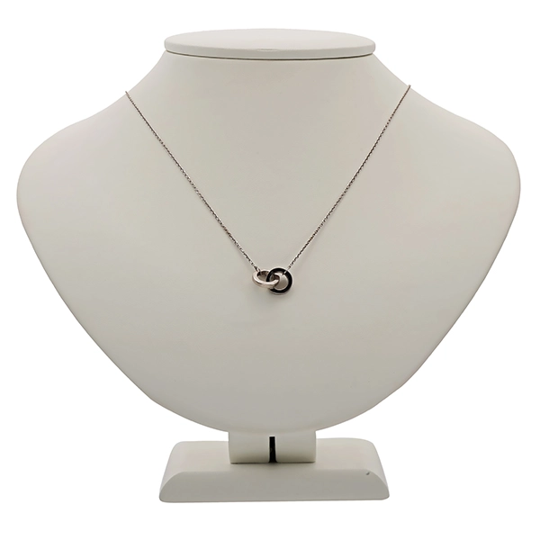Collierkette, 14K, Weißgold