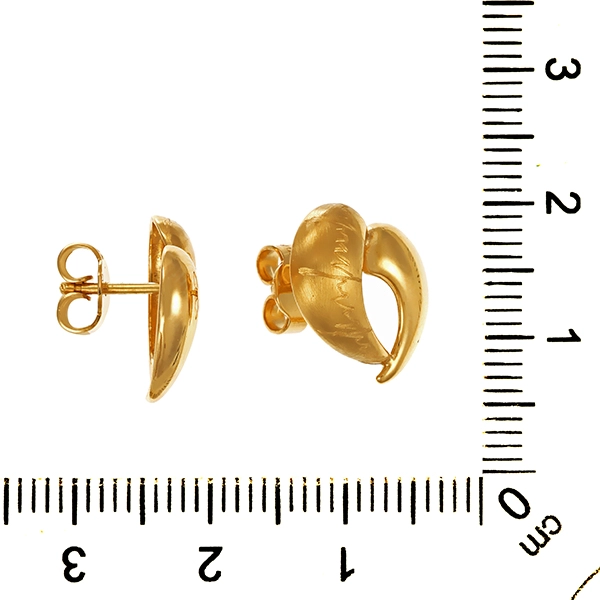 Ohrstecker, 18K, Gelbgold