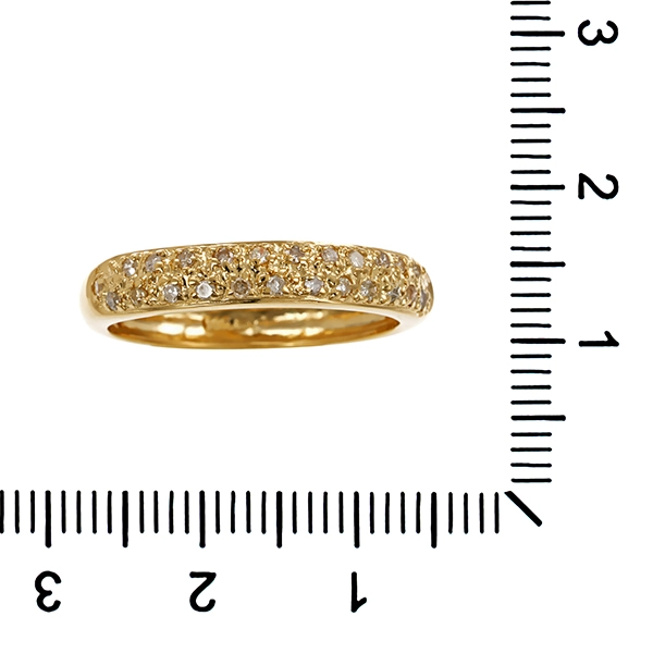 Ring, 14K, Gelbgold, Diamanten, U60