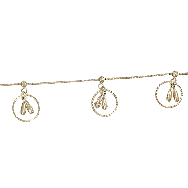 Armband, 18K, Gelbgold rhodiniert