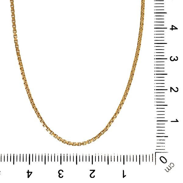 Collierkette, 14K, Gelbgold, Venezianer-