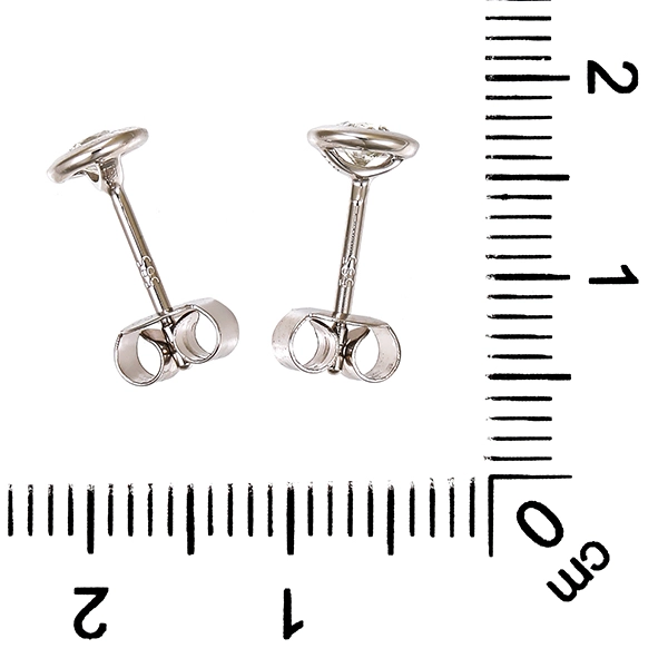 Ohrstecker, 14K, Weißgold, Brillanten