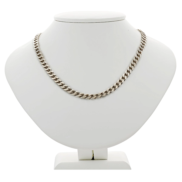 Kette, 925, Silber, Panzer-
