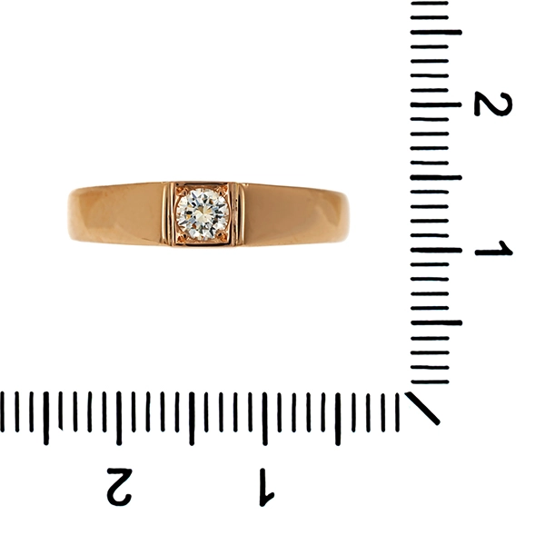 Brillantring, 14K, Gelbgold, 0,15ct