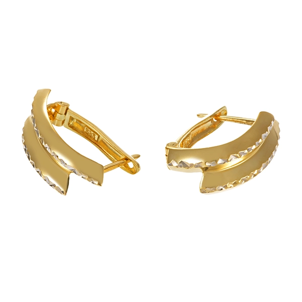 Creolen, 14K, Gelbgold