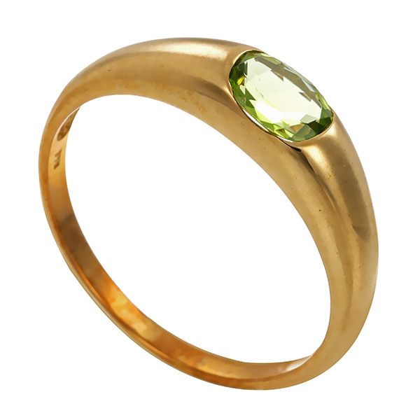 Ring, 8K, Gelbgold, Peridot