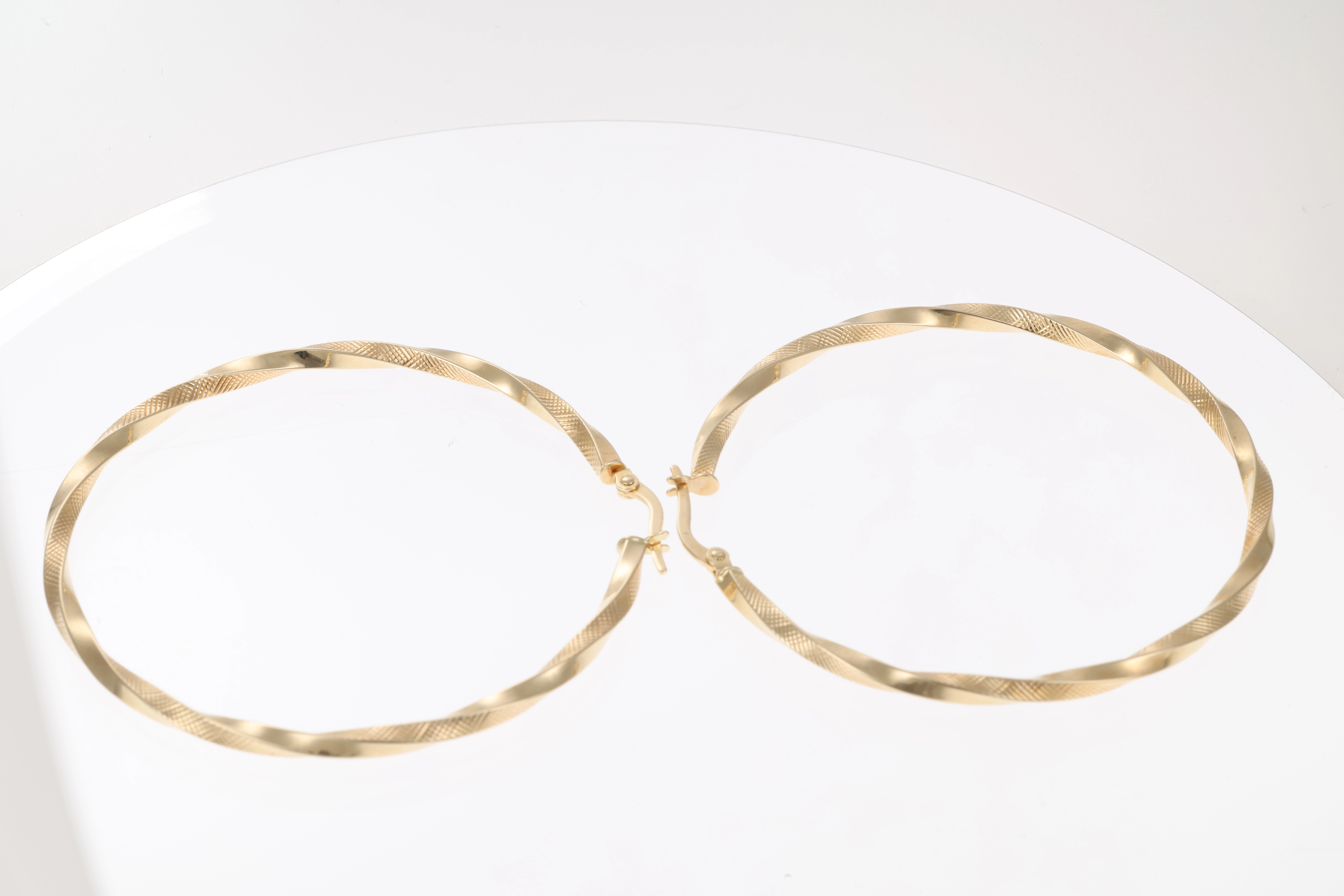 Creolen, 14K, Gelbgold
