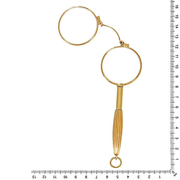 Lorgnon, 14K, Gelbgold, Jugendstilart