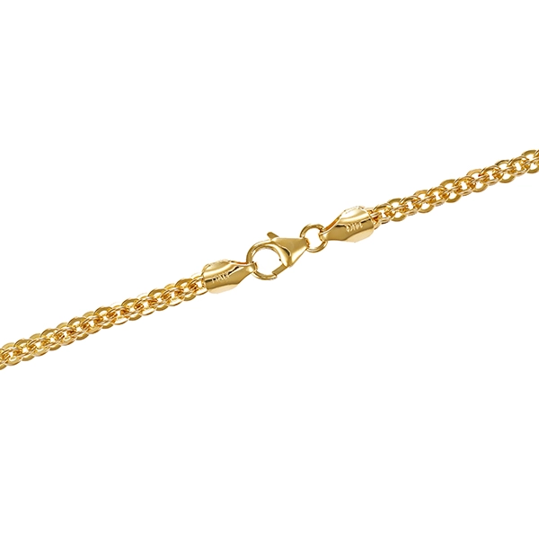 Collierkette, 14K, Gelbgold, Doppelanker-