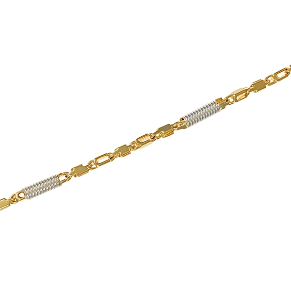 Armband, 14K, Gelb-/Weißgold