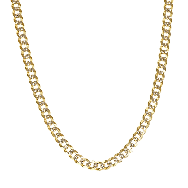 Collierkette, 14K, Gelb-/Weißgold