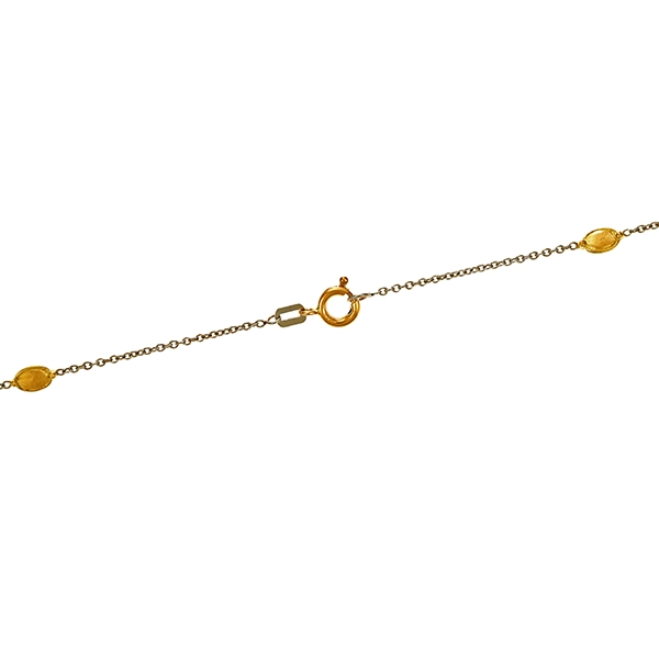 Collier, Pt950, Platin/Gelbgold, Anker-