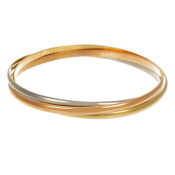 Armreif, 14K, Gelb-/Rot-/Weißgold