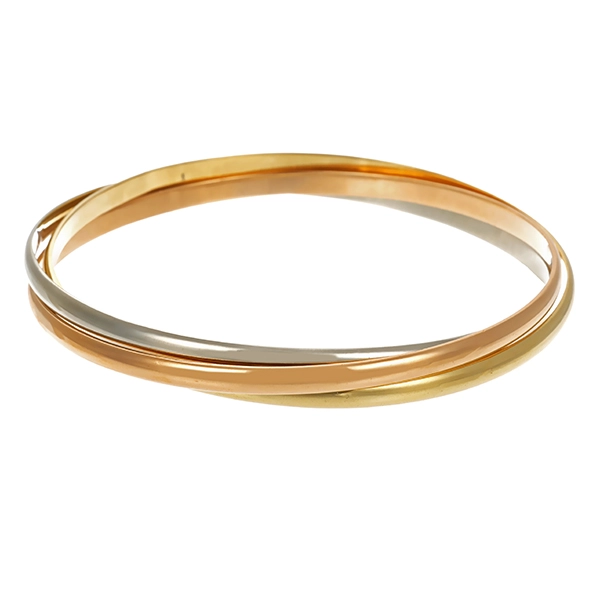 Armreif, 14K, Gelb-/Rot-/Weißgold