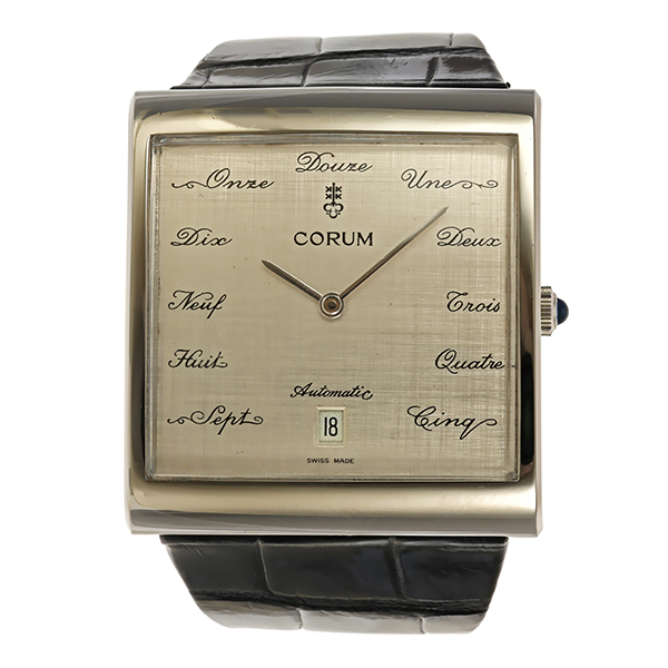 Herrenuhr, Corum 'Buckingham' Automatik