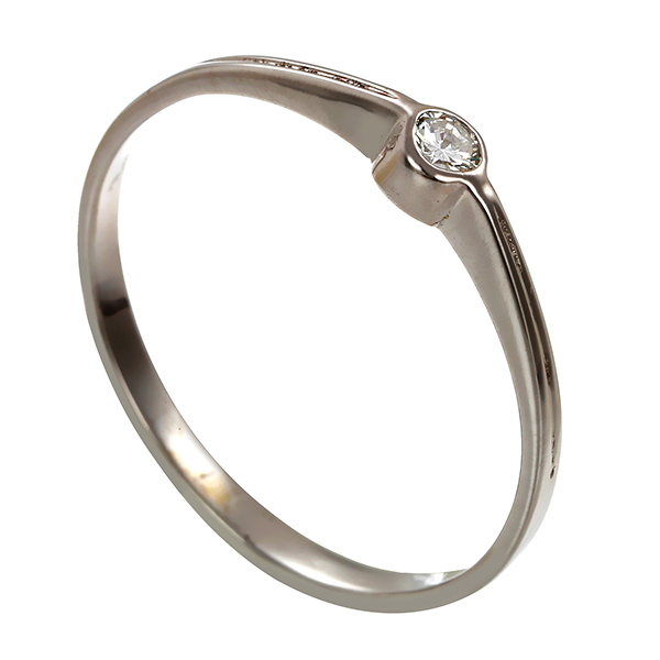 Diamantring, 14K, Weißgold, Brillant
