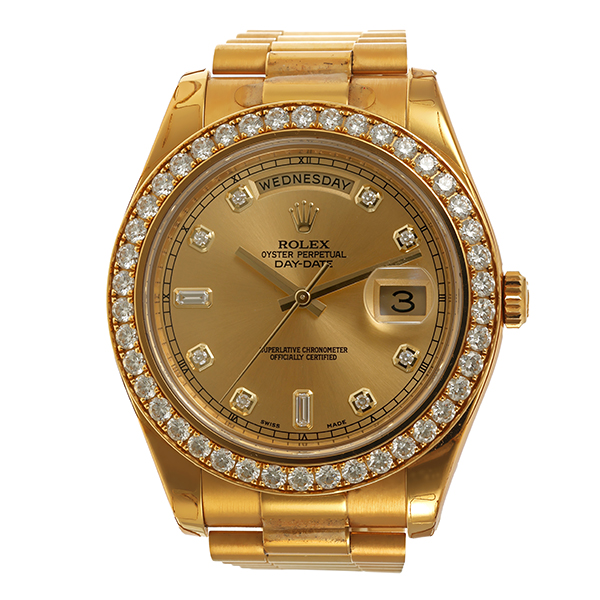 Herrenuhr, Rolex, 'Day-Date II', Automatik