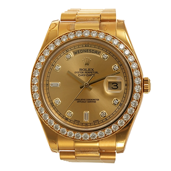 Herrenuhr, Rolex, 'Day-Date II', Automatik