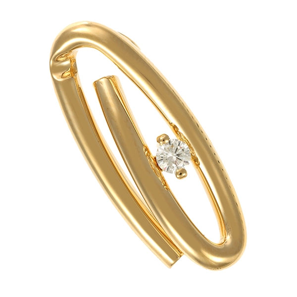 Anhänger, 18K, Gelbgold, Brillant