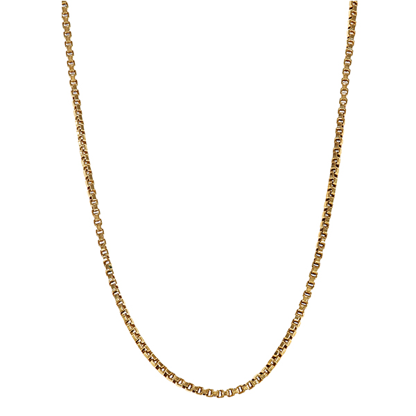 Collierkette, 14K, Gelbgold, Venezianer-
