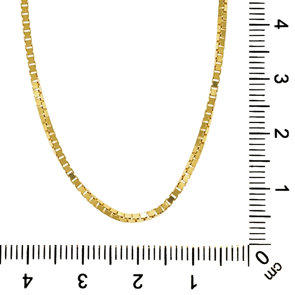 Kette, 14K, Gelbgold, Venezianer-