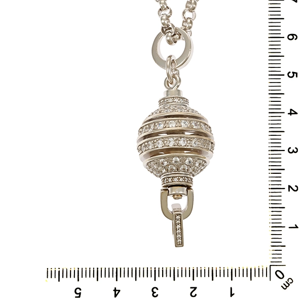 Collier, 925, Silber, Zirkonia