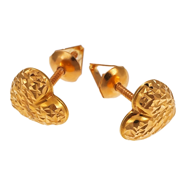 Ohrstecker, 21K, Gelbgold