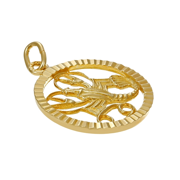Anhänger, 14K, Gelbgold, Sternzeichen