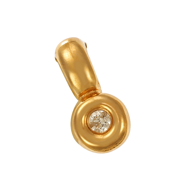 Anhänger, 14K, Gelbgold, Brillant