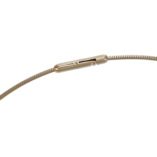 Collier, 18K, Weißgold, Omega