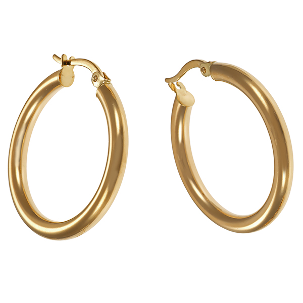 Creolen, 14K, Gelbgold