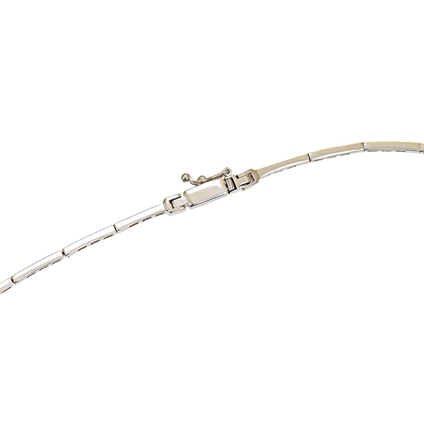 Collier, 14K, Gelb-/Weißgold, Zirkonia