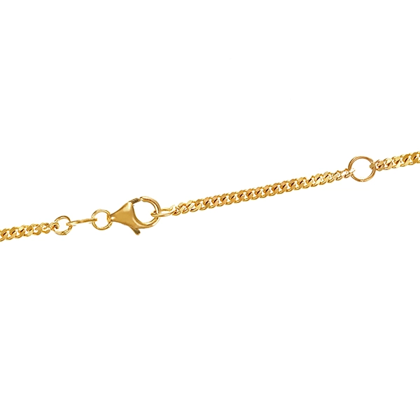 Collier, 8K, Gelbgold, Granat