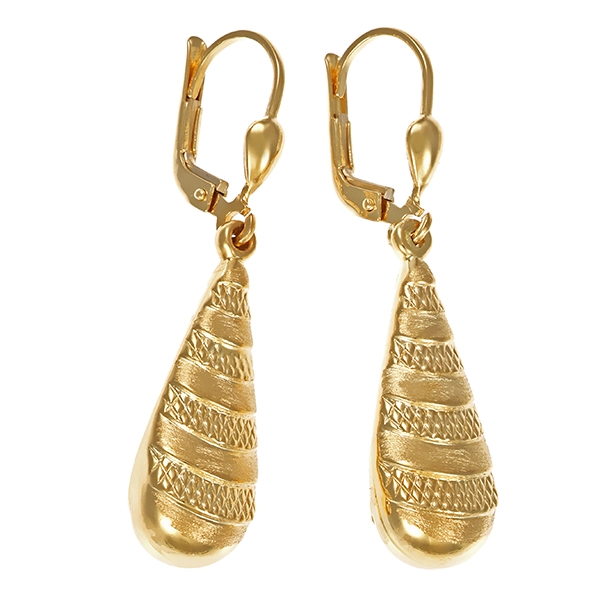 Ohrhänger, 14K, Gelbgold