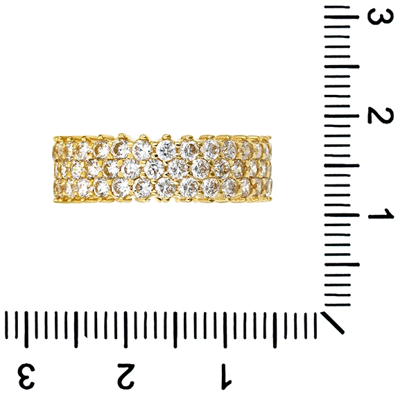 Ring, 8K, Gelbgold, Zirkonia