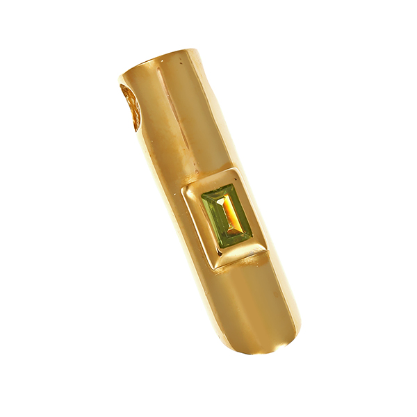 Anhänger, 8K, Gelbgold, Peridot
