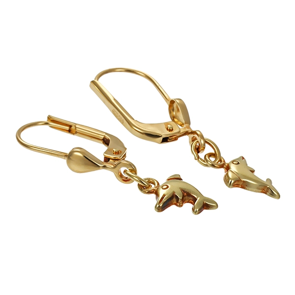 Kinderohrschmuck, 14K, Gelbgold