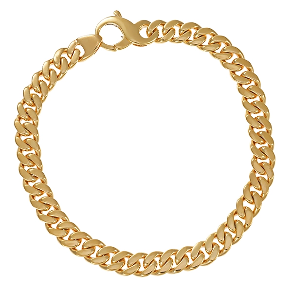 Armband, 14K, Gelbgold, Panzer-