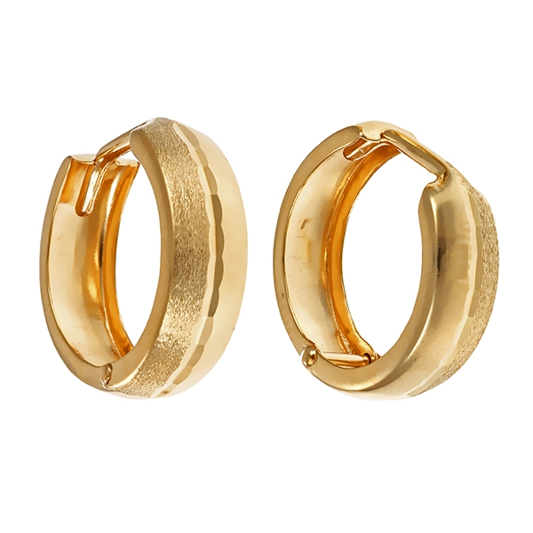 Ohrringe, 8K, Gelbgold