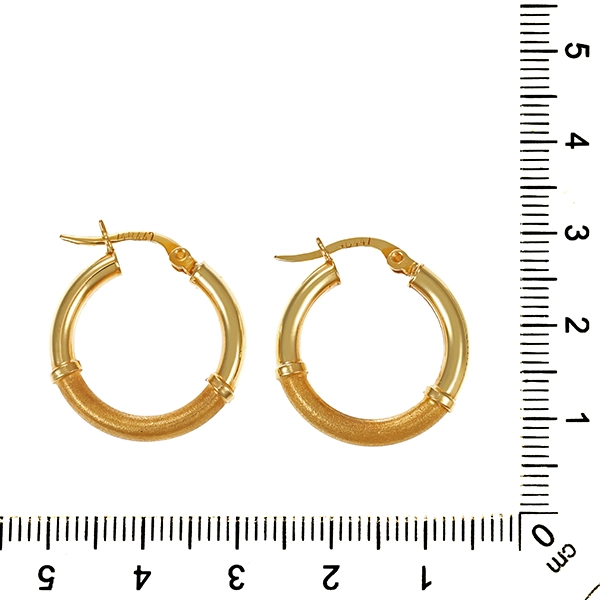 Creolen, 14K, Gelbgold