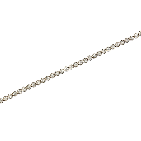 Armband, 18K, Weißgold, Brillanten 1,60 ct