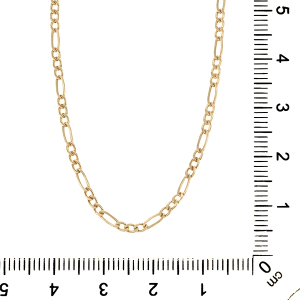 Kette, 14K, Gelbgold, Figaro