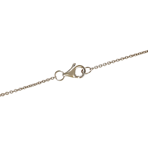 Collier, 14K, Weißgold, Brillanten