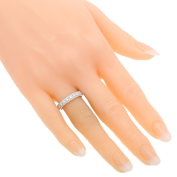Diamantring, 14K, Weißgold, Brillanten 0,36 ct