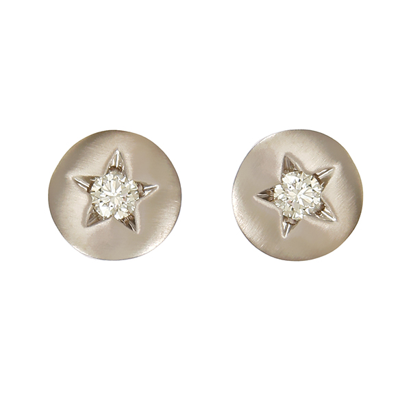 Ohrstecker, 950/Platin, Brillanten 