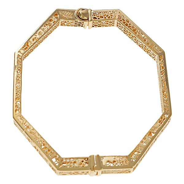 Armreif, 14K, Gelbgold