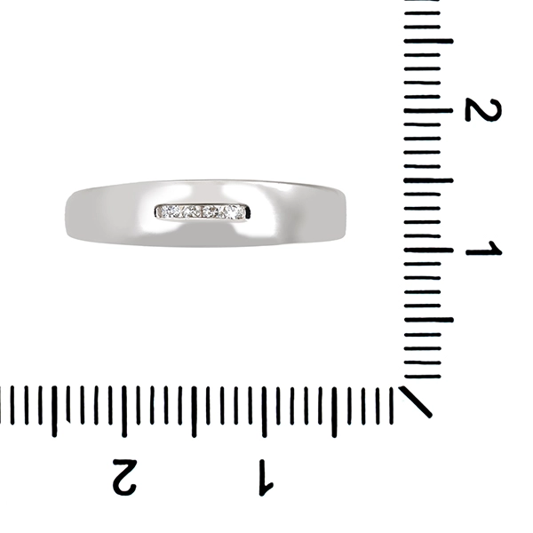 Diamantring, 14K, Weißgold, Brillanten
